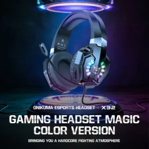 هدست مخصوص بازی اونیکوما مدل X32 RGB - Image 2