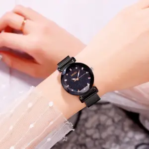 ساعت مچی عقربه ای زنانه اسکمی مدل 9188BK - Image 3