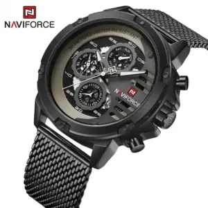 ساعت مچی عقربه‌ای مردانه نیوی فورس مدل NF9110S/BWB - Image 2