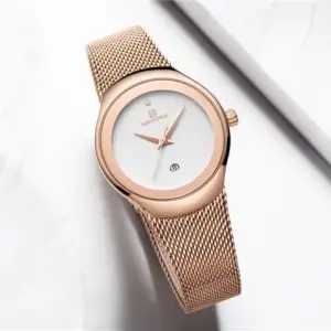 ساعت مچی عقربه‌ای زنانه نیوی فورس مدل NF5004RGW - Image 3