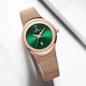 ساعت مچی عقربه‌ای زنانه نیوی فورس مدل NF5004RGGN - Image 3