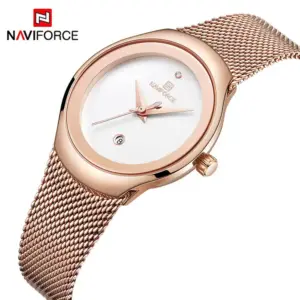 ساعت مچی عقربه‌ای زنانه نیوی فورس مدل NF5004RGW - Image 2