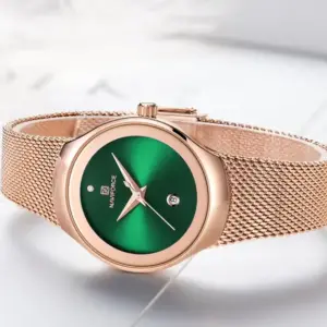 ساعت مچی عقربه‌ای زنانه نیوی فورس مدل NF5004RGGN - Image 4