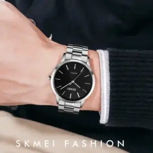 ست ساعت مچی عقربه ای زنانه و مردانه اسکمی مدل  95-1694 - Image 3