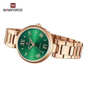ساعت مچی عقربه‌ای زنانه نیوی فورس مدل NF5030RGGN - Image 3
