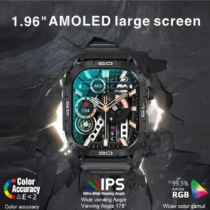 ساعت هوشمند مدل K63 Amoled - Image 15
