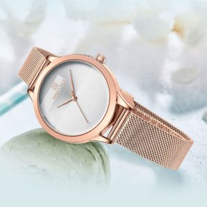 ساعت مچی عقربه‌ای زنانه نیوی فورس مدل NF5027RGW - Image 5