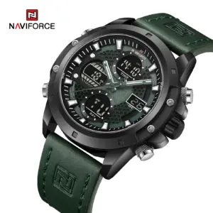 ساعت مچی عقربه‌ای مردانه نیوی فورس مدل NF9225BGNGN - Image 2