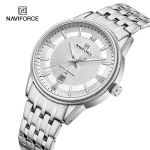 ست ساعت مچی عقربه ای زنانه و مردانه نیوی فورس مدل NF8040SSW - Image 2