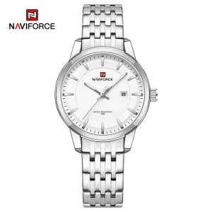 ست ساعت مچی عقربه ای زنانه و مردانه نیوی فورس مدل NF9228SWS - Image 4