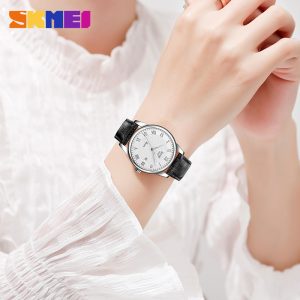 ست ساعت مچی عقربه‌ای زنانه و مردانه اسکمی مدل 9058SW - Image 4