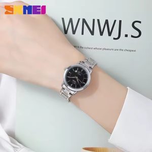 ساعت مچی عقربه‌ای زنانه اسکمی مدل 1819SIBK - Image 2
