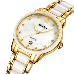 ساعت مچی عقربه‌ای زنانه اسکمی مدل 2175GD - Image 2