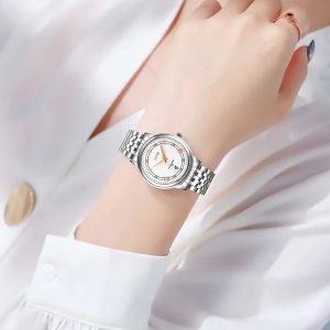 ست ساعت مچی عقربه ای زنانه و مردانه اسکمی مدل 9272SISI - Image 5