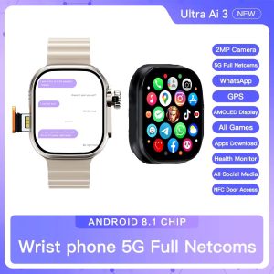ساعت هوشمند سیمکارت خور مدل WS10 ULTRA 5G - Image 9