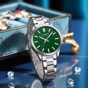 ست ساعت مچی عقربه ای زنانه و مردانه کورن مدل 9090SGNS - Image 3