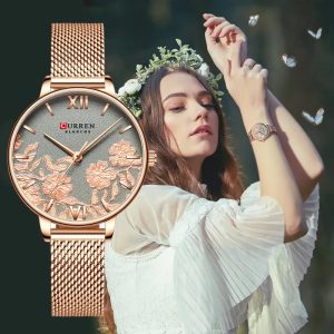 ساعت مچی عقربه‌ای زنانه کورن مدل 9065RGGYRG - Image 8