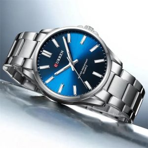 ست ساعت مچی عقربه ای زنانه و مردانه کورن مدل 9090SBE - Image 6