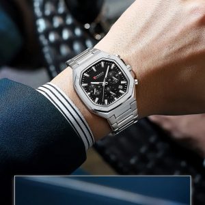 ساعت مچی عقربه‌ای مردانه کورن مدل 8459SBS - Image 4