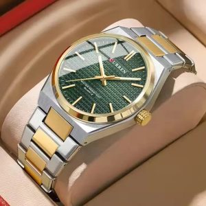 ست ساعت مچی عقربه ای زنانه و مردانه کورن مدل 8439SGGN - Image 7