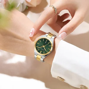 ست ساعت مچی عقربه ای زنانه و مردانه کورن مدل 8439SGGN - Image 9